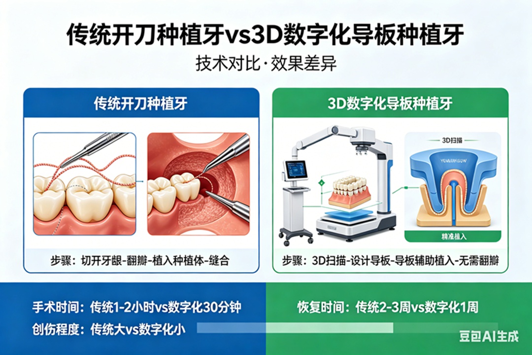 3D导板数字化种植vs传统开刀种植:选对技术让缺牙重生更精准舒适(图2) 3D导板数字化种植vs传统开刀种植:选对技术让缺牙重生更精准舒适(图2)
